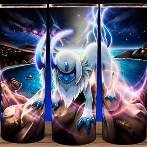 Absol - Pokemon with Ethereal Lights Cup Mug Tumbler 20oz